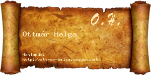 Ottmár Helga névjegykártya